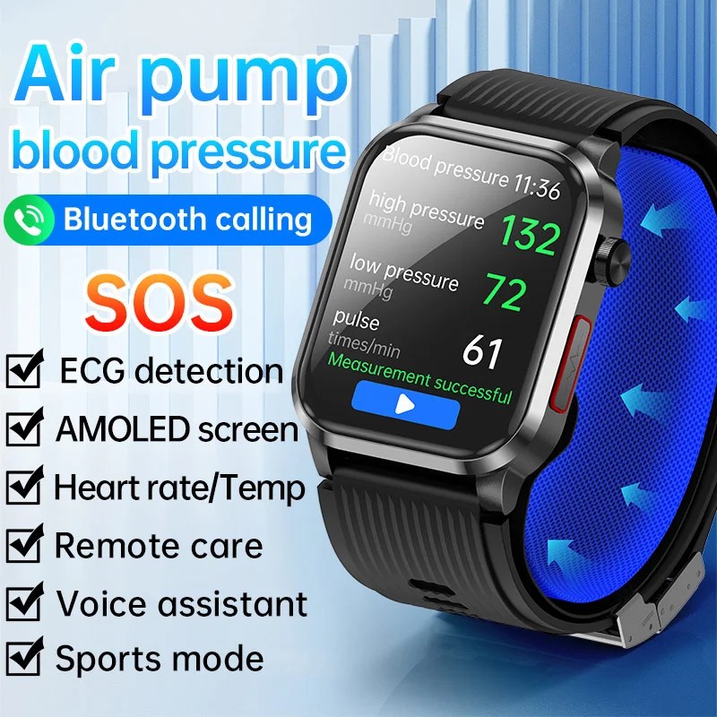 P300 Pro Ʈ ð 2.13ġ AMOLED     ECG ǰ ͸ Bluetooth ȭ SOS Smartwatch